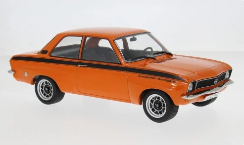 Opel Ascona A 1973 Oranje/Zwart - 1:18